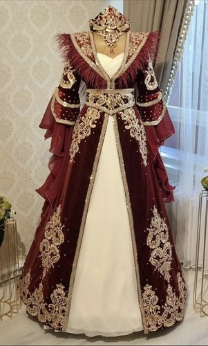 Bride kaftan velvet henna - bride,