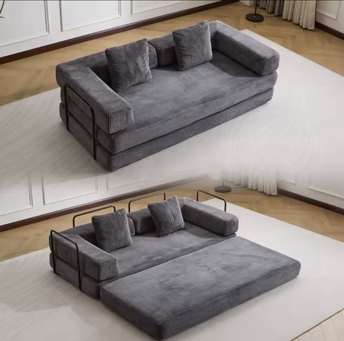 Canapé lit pliable - en, velour