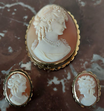 Parure Ancienne Camée Or 18K