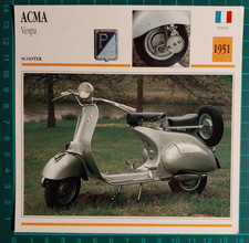 Photo Moto Acma Vespa Scooter