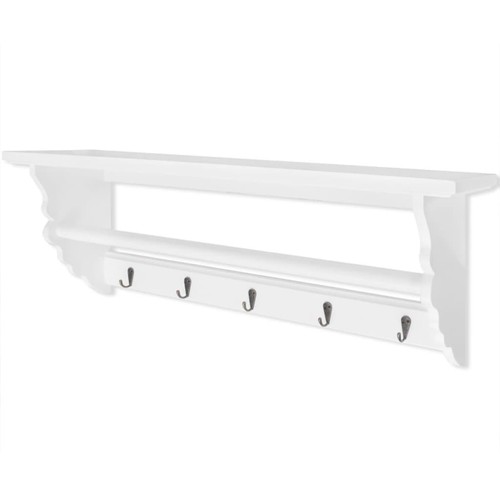 Porte manteau pfdm blanc - porte-manteau,