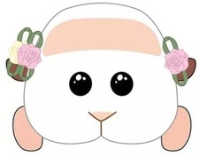 Peluche mariage Molcar Hug poupée PUI PUI Molcar taille : 30 x 26 x 22 cm (2022)