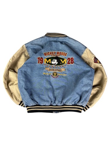 Veste teddy denim varsity - veste,