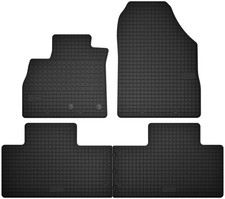 Tapis de sol en caoutchouc Noir pour Renault Scenic IV 2015-2022 Set 4 pcs