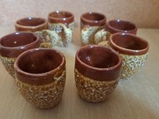 Lot de 8 petits verres anciens