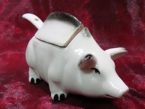 Moutardier figurine cochon - moutardier,