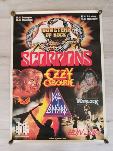 Affiche poster vintage concert