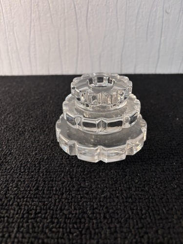 Bougeoir cranté cristal - bougeoir, de