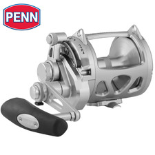 Moulinet conventionnel 2 vitesses PENN Saltwater International VI 30VISW Silver