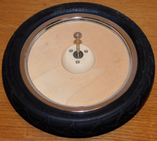 ROUE en BOIS + PNEU de VELO ENFANT 121/2x1.75x21/4 hota tyre inflate A-1028-08