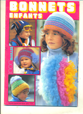 CATALOGUE Tricot 1000 MAILLES Vintage SPECIAL BONNETS  ENFANTS 25 MODELES ©TBC