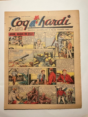 Coq hardi 3eme année - hardi,