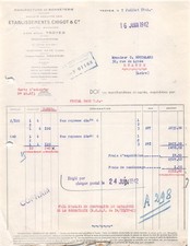 1942 MANUFACTURE DE BONNETERIE