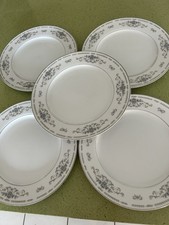 Set de 5 assiettes plates Fine Porcelaine China Diane Dinner Japon
