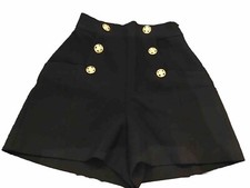 Très Beau Short Taille Haute Noir Zara XS Jamais Porté 