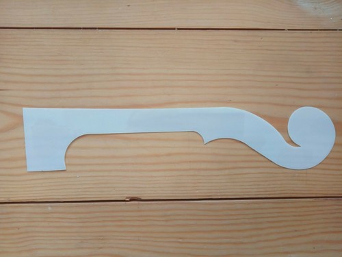Gabarit volute pour violon - gabarit,