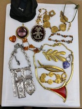 Lot De Bijoux De Marque Biche De Bere Dolce Vita Agatha Argent 925 Ambre Bijoux