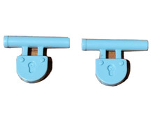 PLAYMOBIL X2 SERRURES GRISES