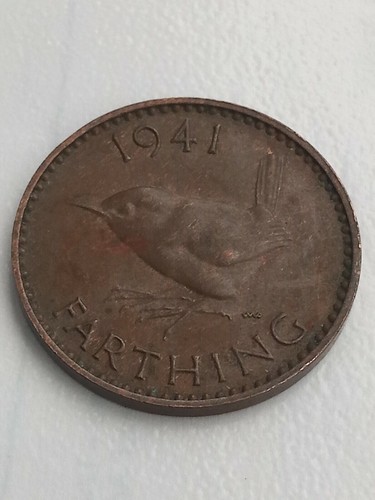 1941 great britain farthing - great,
