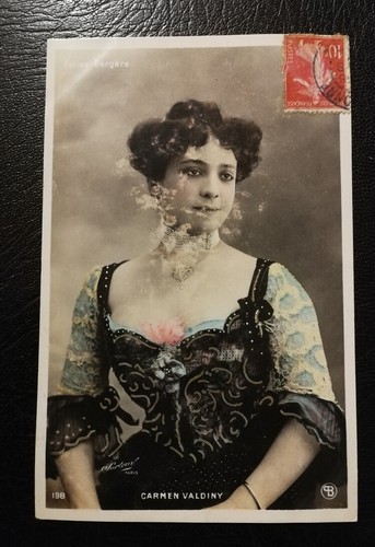 Cpa femme theatre lady - femme,