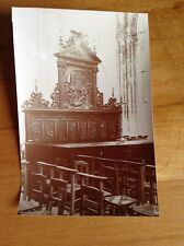 PHOTO ANCIENNE - BANC EGLISE