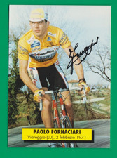 CYCLISME carte cycliste PAOLO FORNACIARI équipe MERCATONE UNO  Signée