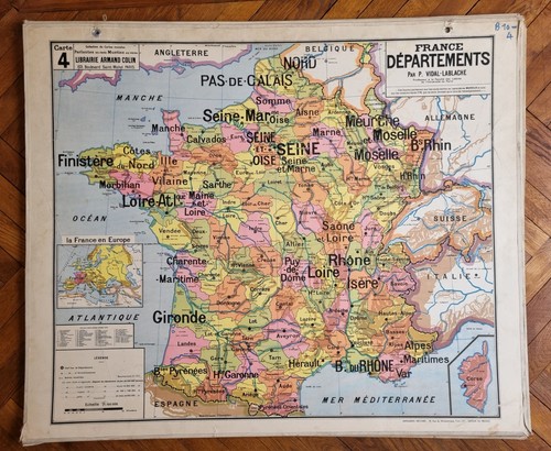 France départements vidal - france,