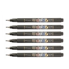 [WS-BS-6] TOMBOW Lot de 6 Feutres Dessin et Calligraphie Pointe Brush Fudenos...