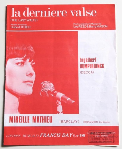 Partition vintage sheet music
