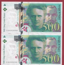 Billet de 500 francs Pierre et