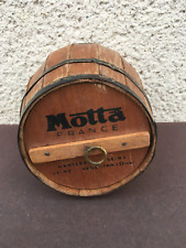 Ancienne boîte publicitaire / Tonneau / Glace Motta Nanterre / Déco / Collection