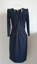 ROBE DROITE À PLIS Laura Clément ** En Très Bon État ** 👗👗