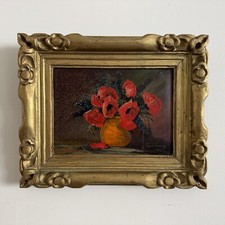 Huile sur panneau par