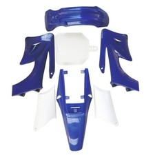 7PCS Blue White Plastic Fender