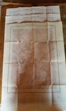 3 cartes pliés d'état major