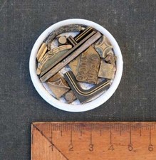 Lot de fers à dorer plaque