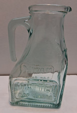 MATTEI CAP CORSE pichet carafe verre 37,5 cl ancienne bistrot bar rare