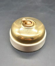 Ancien interrupteur porcelaine