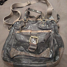 ? Campomaggi Sac Bandoulière Cuir Noir..De Qualité & Design Luxueux Italien ⚫️