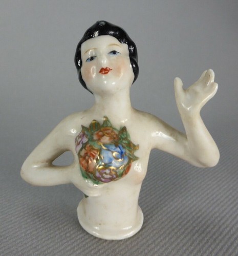 Demi figurine porcelaine femme - porcelaine,