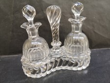 Huilier vinaigrier cristal