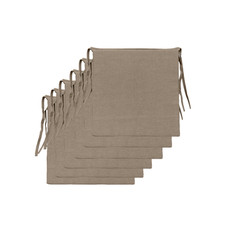 Lot de 6 coussins de chaise de