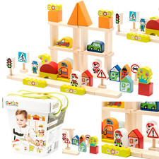 ENSEMBLE DE BLOCS EN BOIS