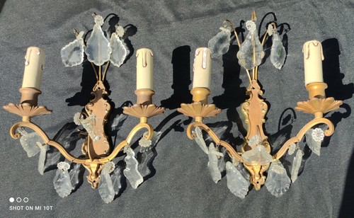 Paire appliques bronze - paire,