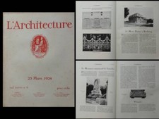 L'ARCHITECTURE N°6 1924 MUSEE