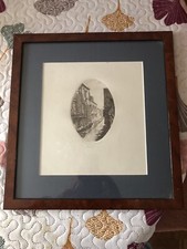 superbe gravure originale  de Jean-Marie Luc BLANPAIN (eau Forte)