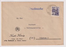 Franz.Zone/Baden, Mer. 29 EF, Sasbach Près D'Achern 14.11.48