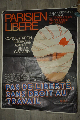 Affiche vintage parti - affiche,