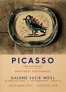 Pablo picasso affiche - pablo, picasso,