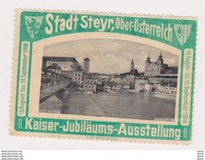Vignette - Stadt Steyr ober osterreich Kaiser Jubiläums Ausstellung